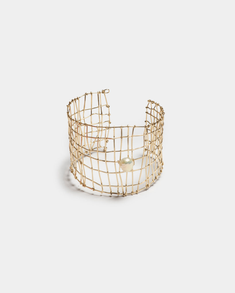Basketweave Cuff Bracelet