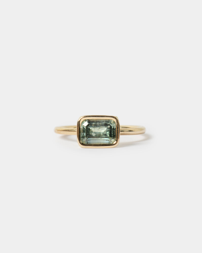 14k East West Sapphire Floating Ring