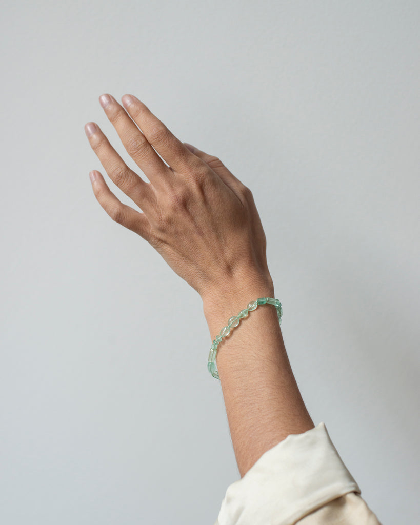 14k Emerald Layering Bracelet