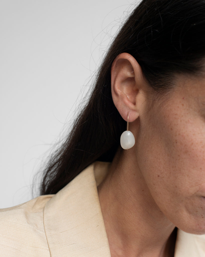 Moonstone Drop Earrings