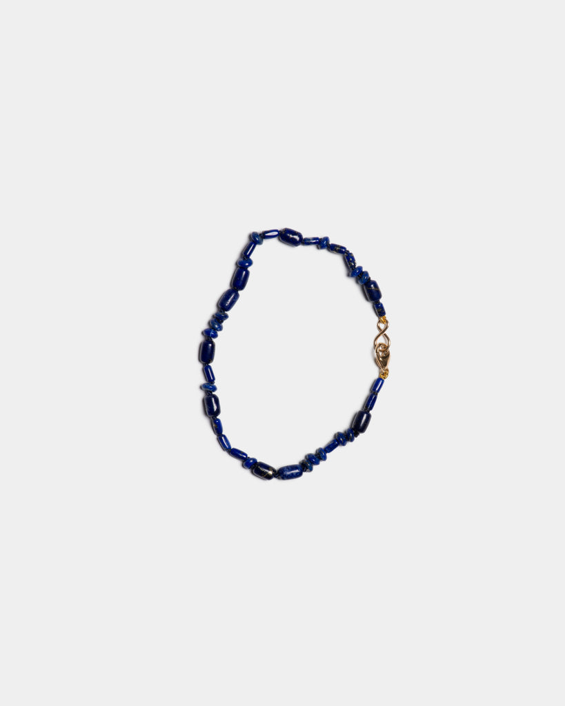 14k Lapis Tapestry Layering Bracelet