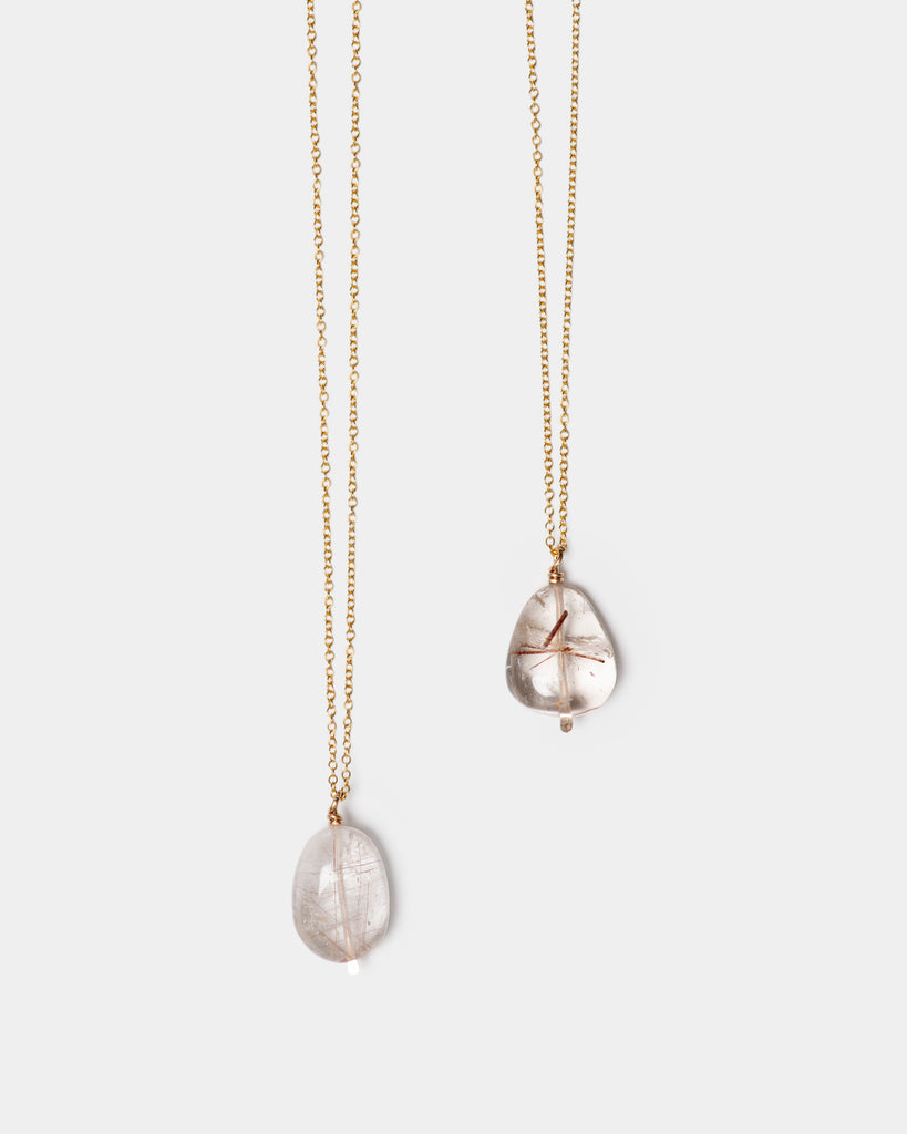 Quartz Drop Necklace
