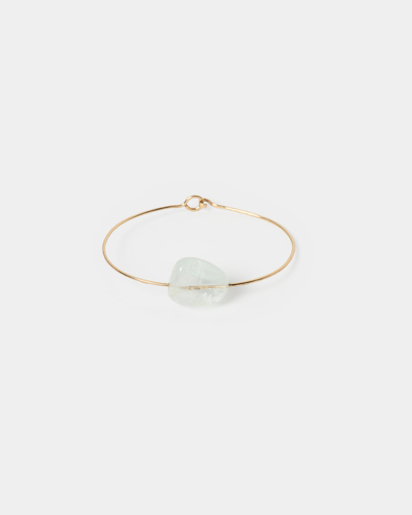Ice Aquamarine Cuff Bracelet
