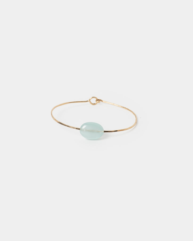 Sea Aquamarine Cuff Bracelet