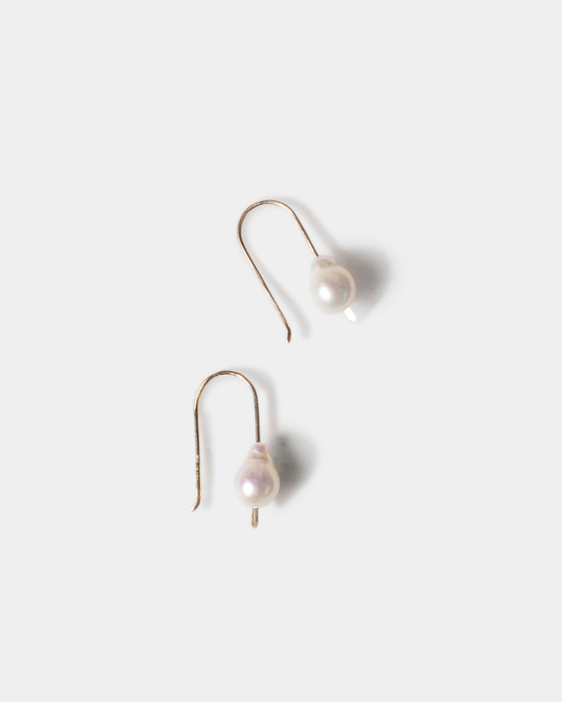 Petite Baroque Pearl Drop Earrings