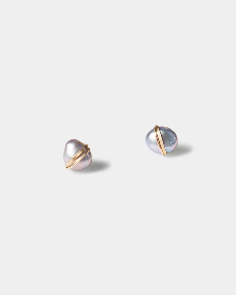 Grande Baroque Pearl Studs