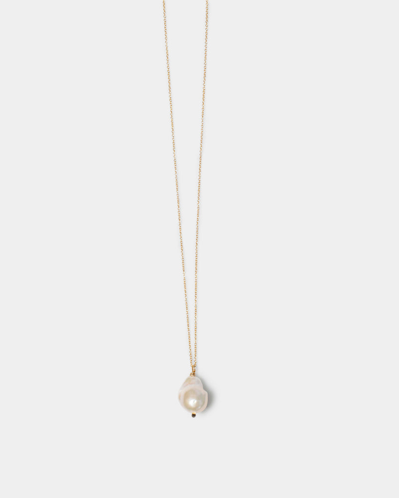 Baroque Pearl Drop Necklace