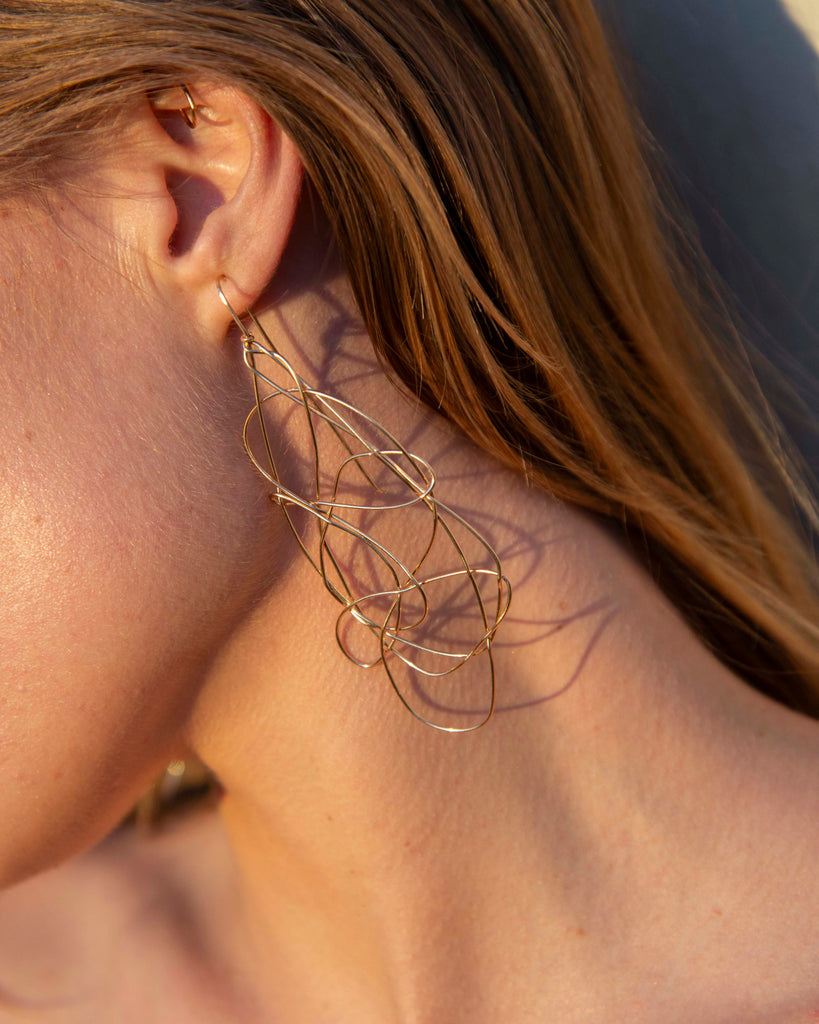 Line Drawing Earrings