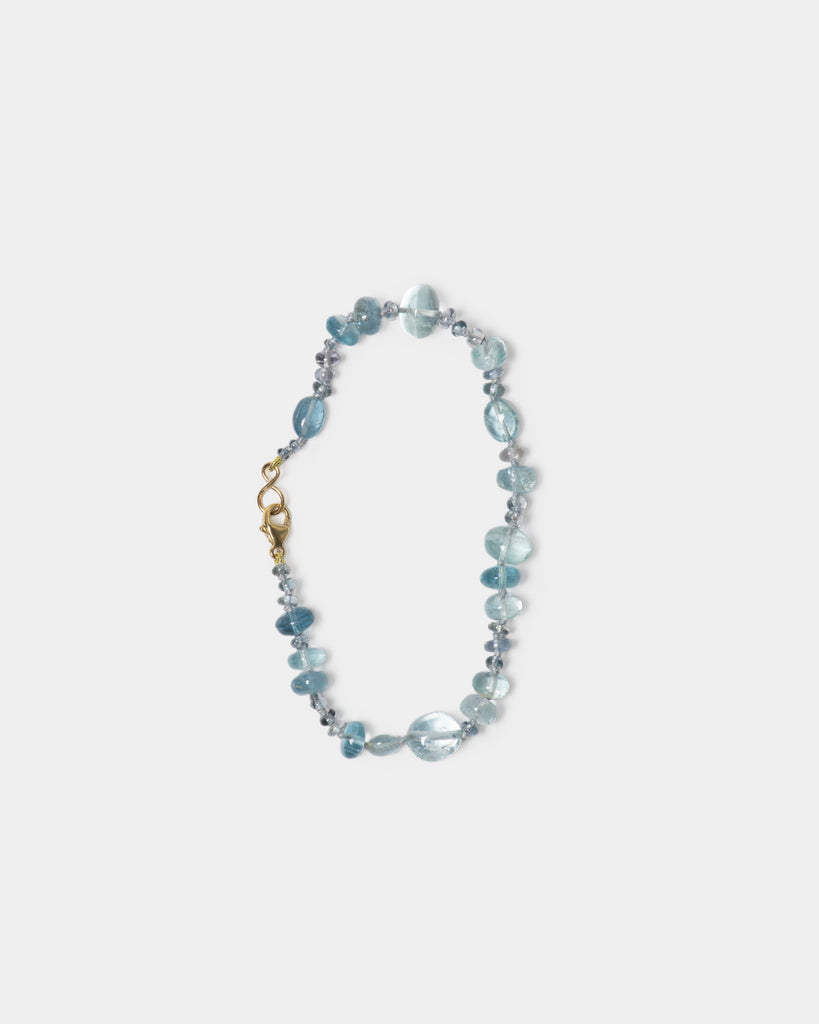 14k Sound Waves Layering Bracelet