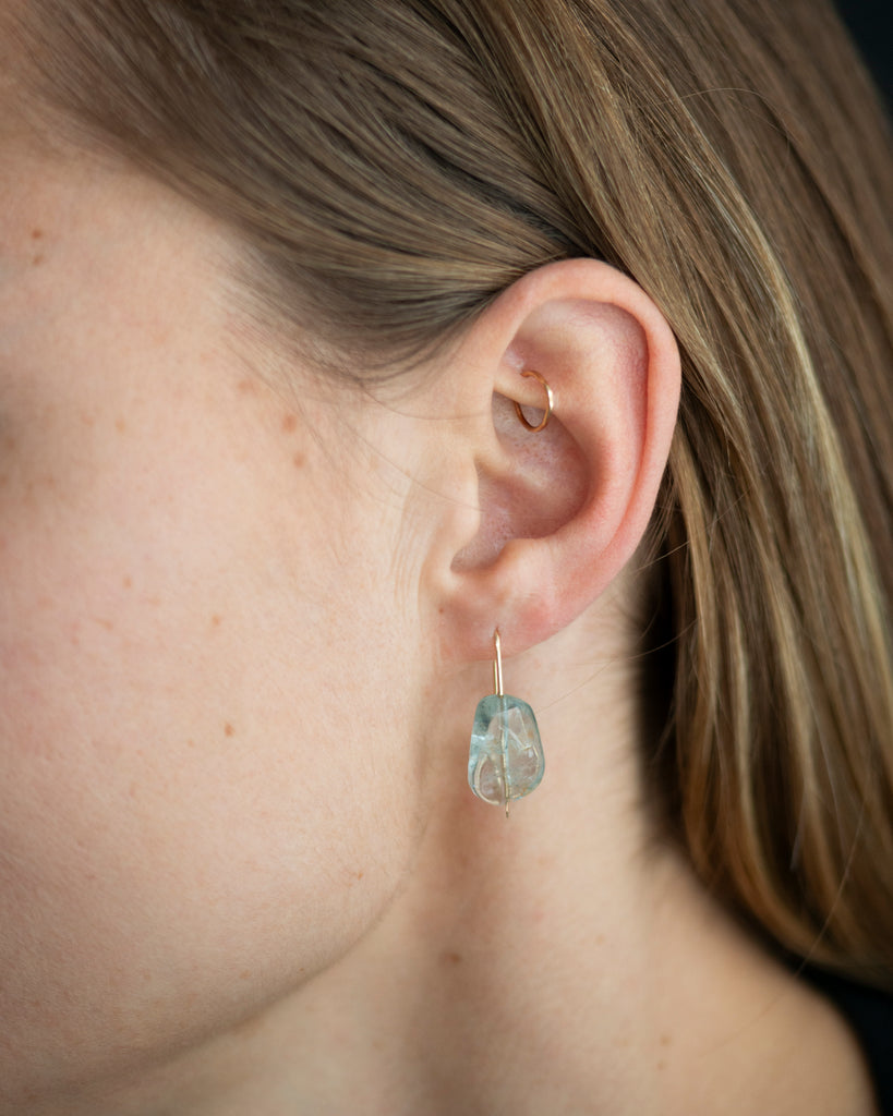 Aquamarine Drop Earrings