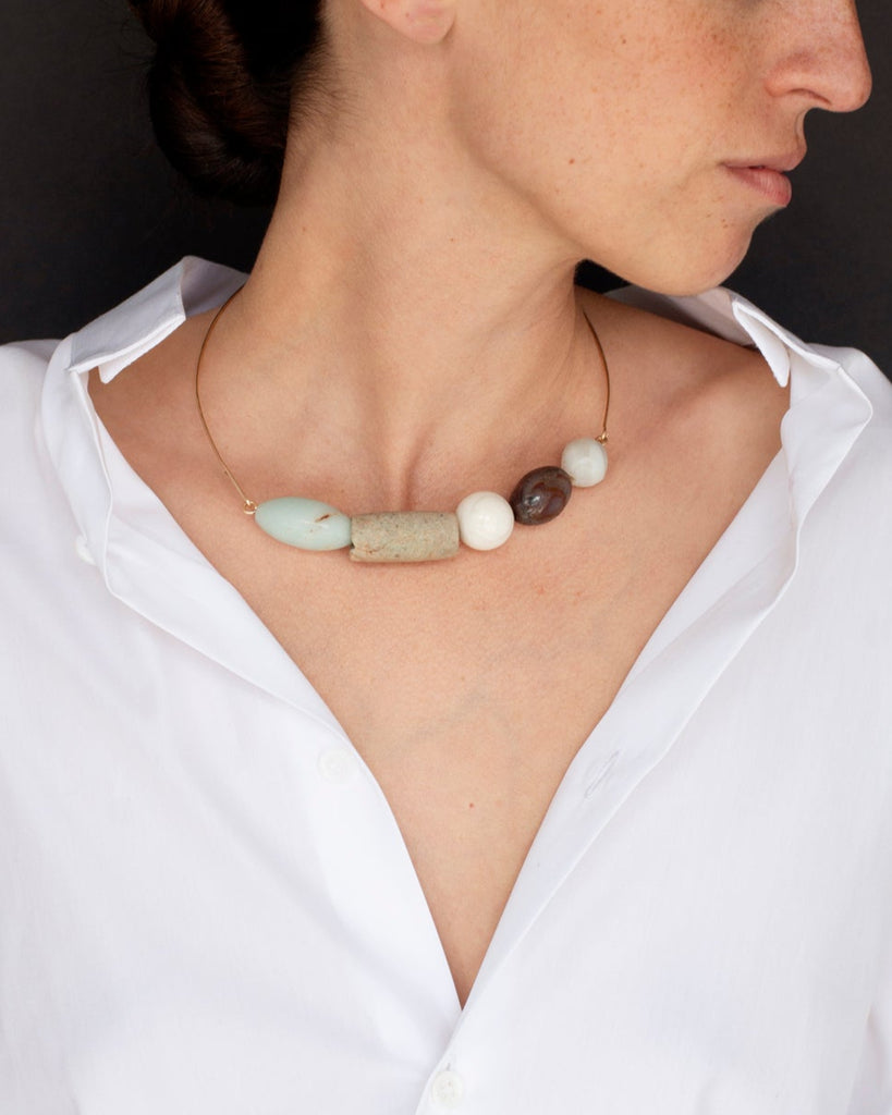 Subtle Greens in the Ground Collar