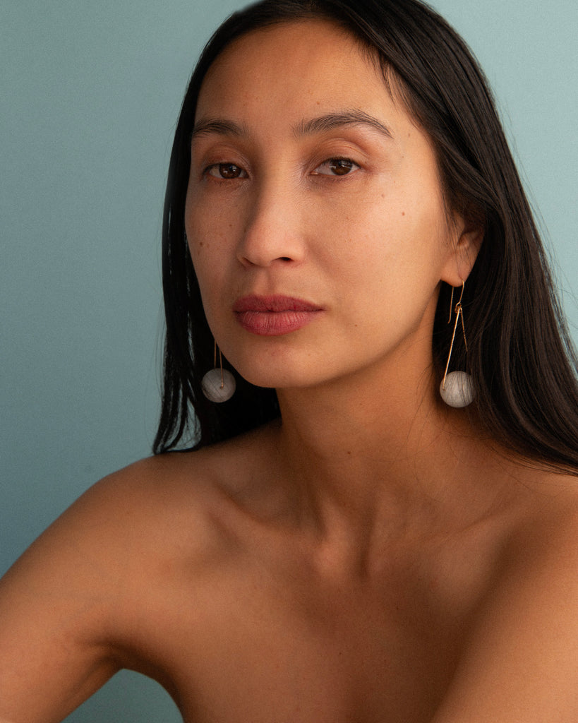 Soft Edges Pendulum Earrings