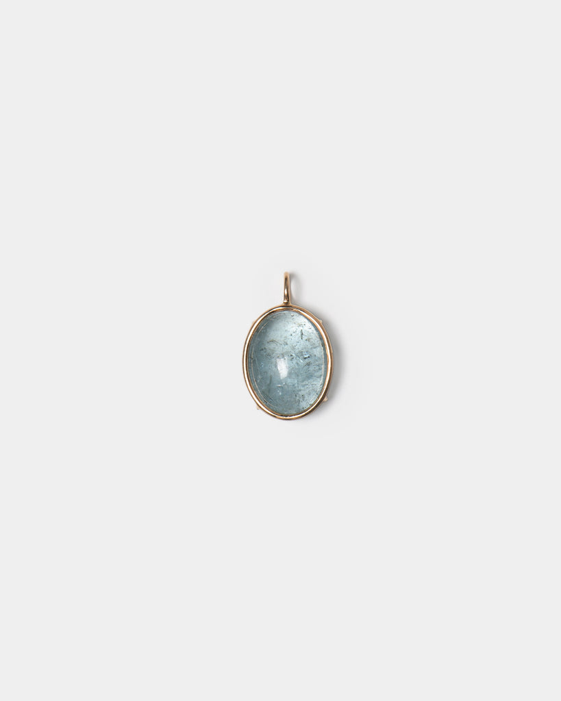 14k A Small Wave Floating Pendant