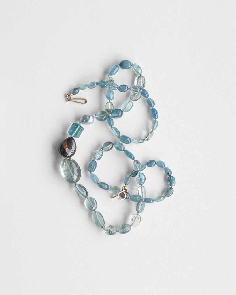 14k Floating in the Ocean Layering Necklace