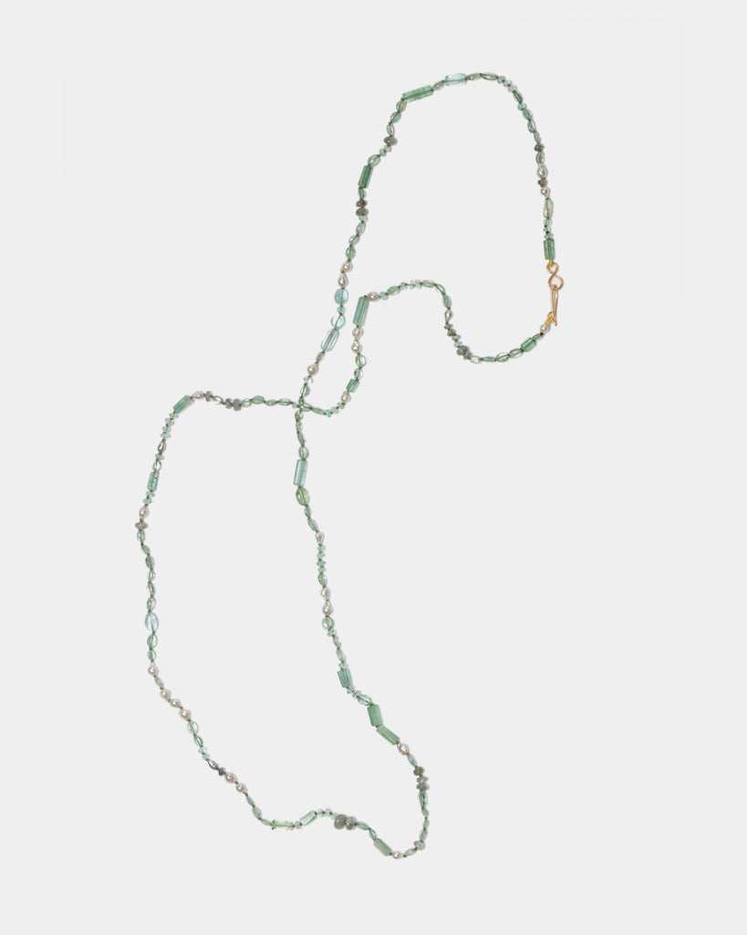 14k Meandering Layering Necklace