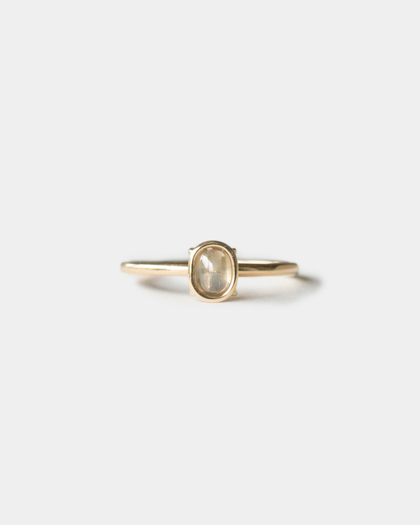 14k Sapphire and Diamond Cabochon Rings
