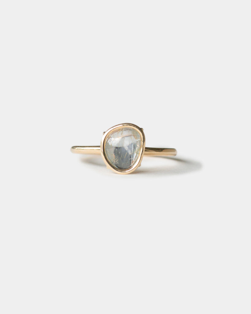 14k Sapphire and Diamond Cabochon Rings