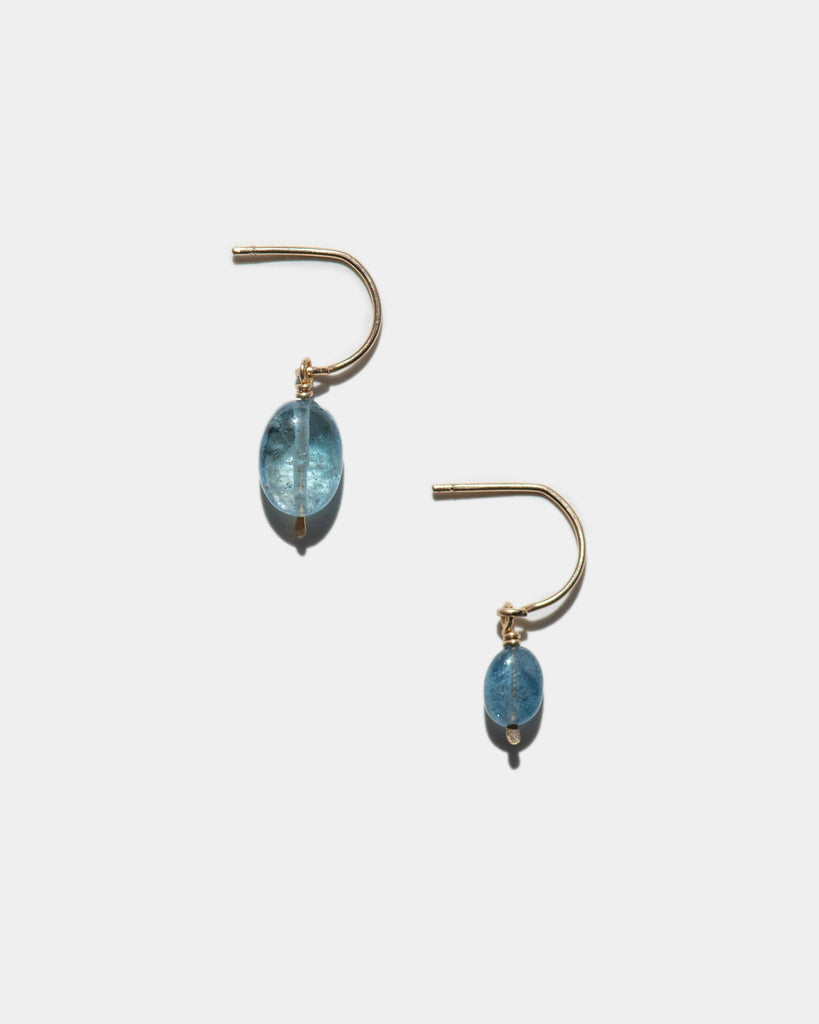 14k Painted Waters Charm Earrings