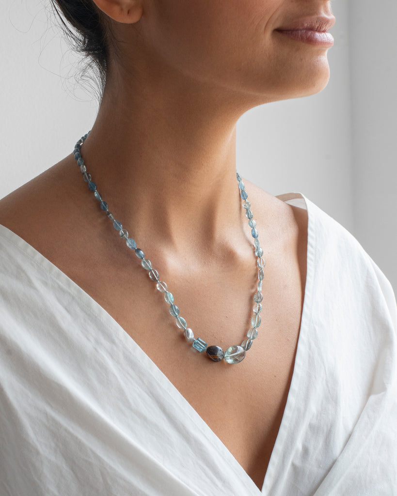 14k Floating in the Ocean Layering Necklace