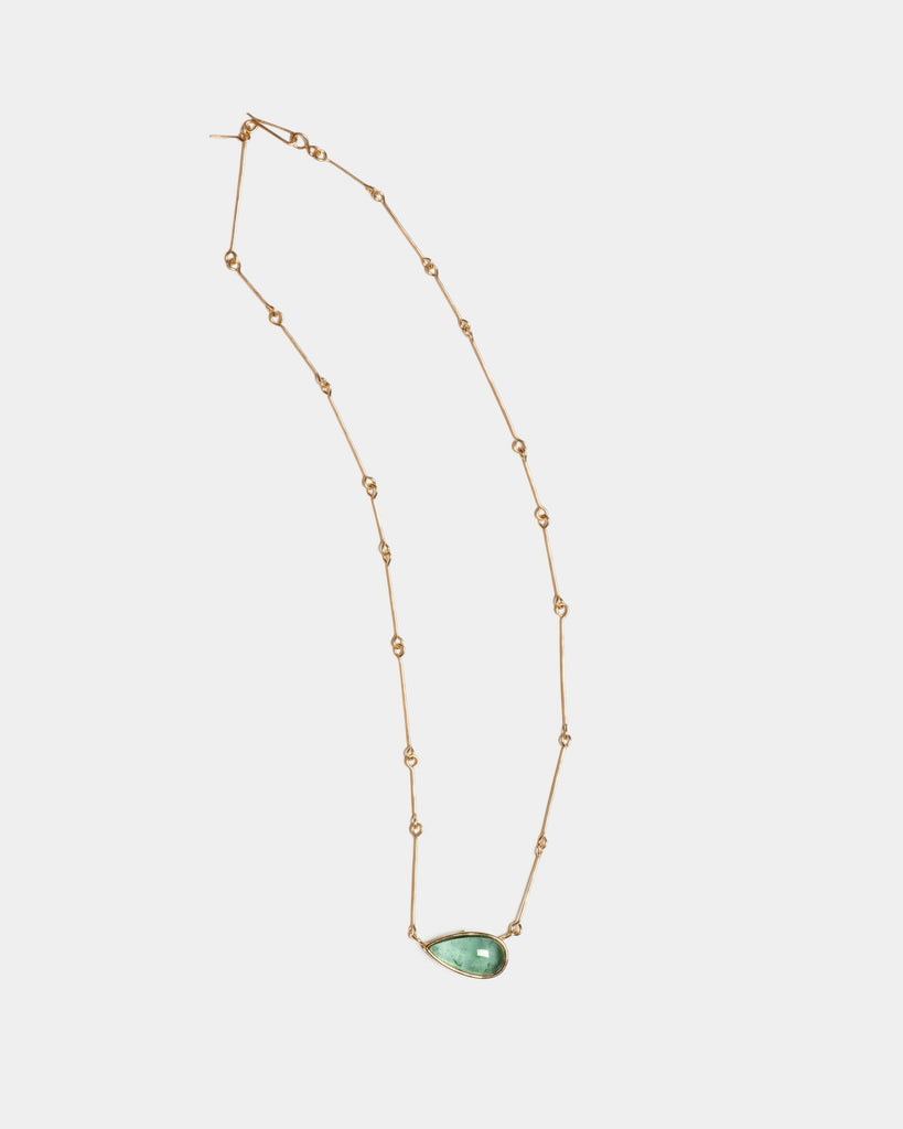 14k Toppled Pear Pendant