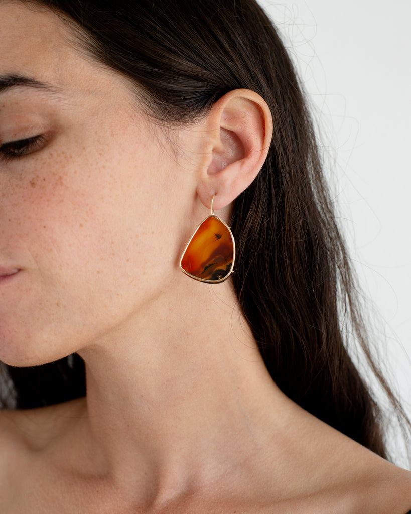 14k Tortoise Earrings