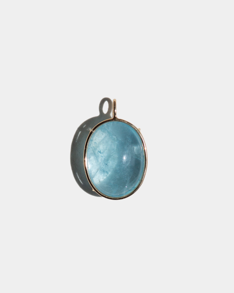 14k A True Blue Floating Pendant