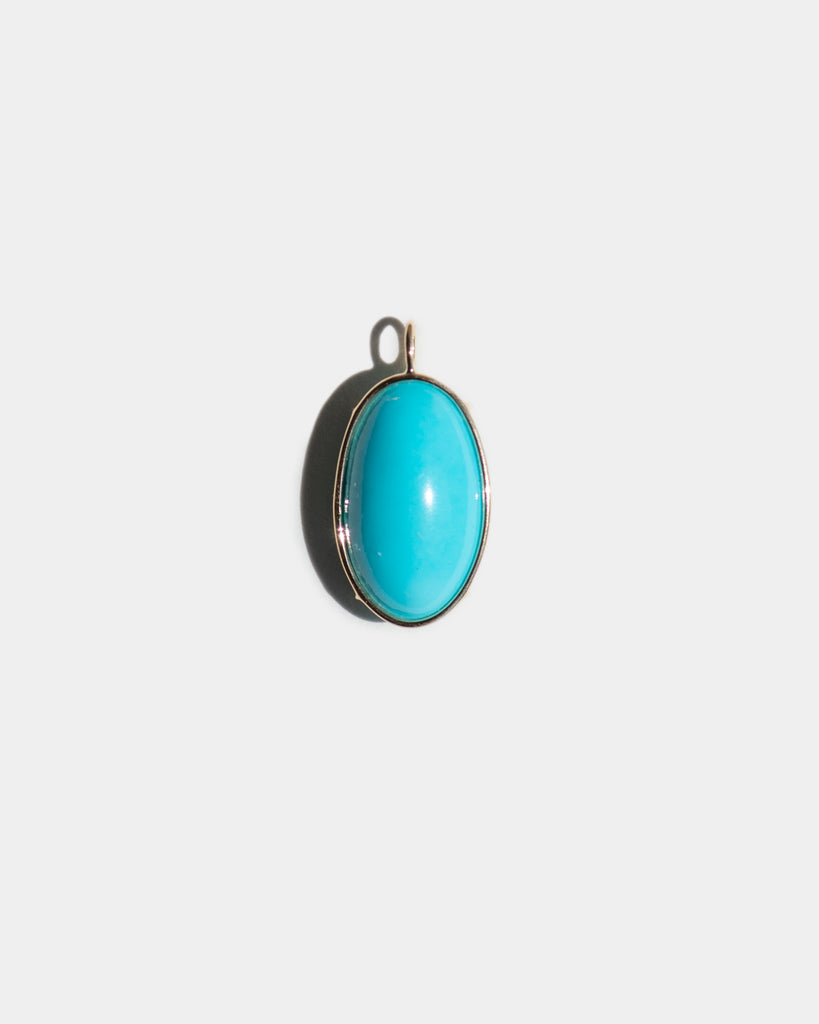 14k Summer Held Floating Pendant