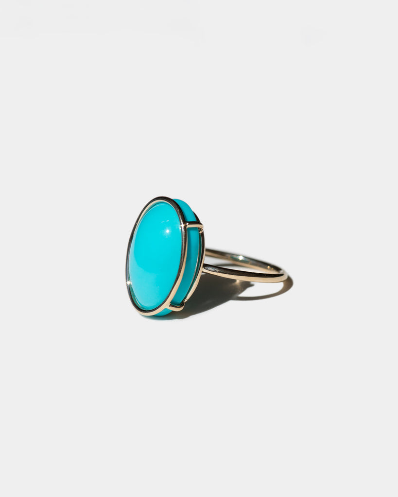 14k Summer Held Floating Ring