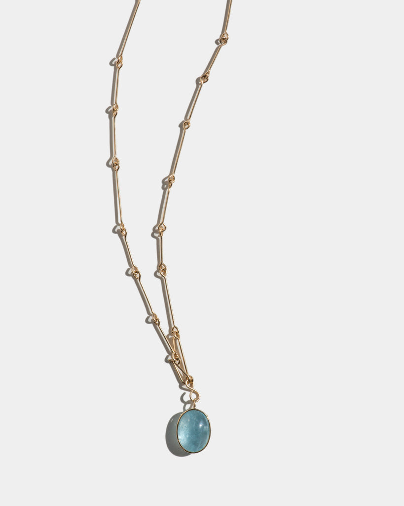 14k A True Blue Floating Pendant