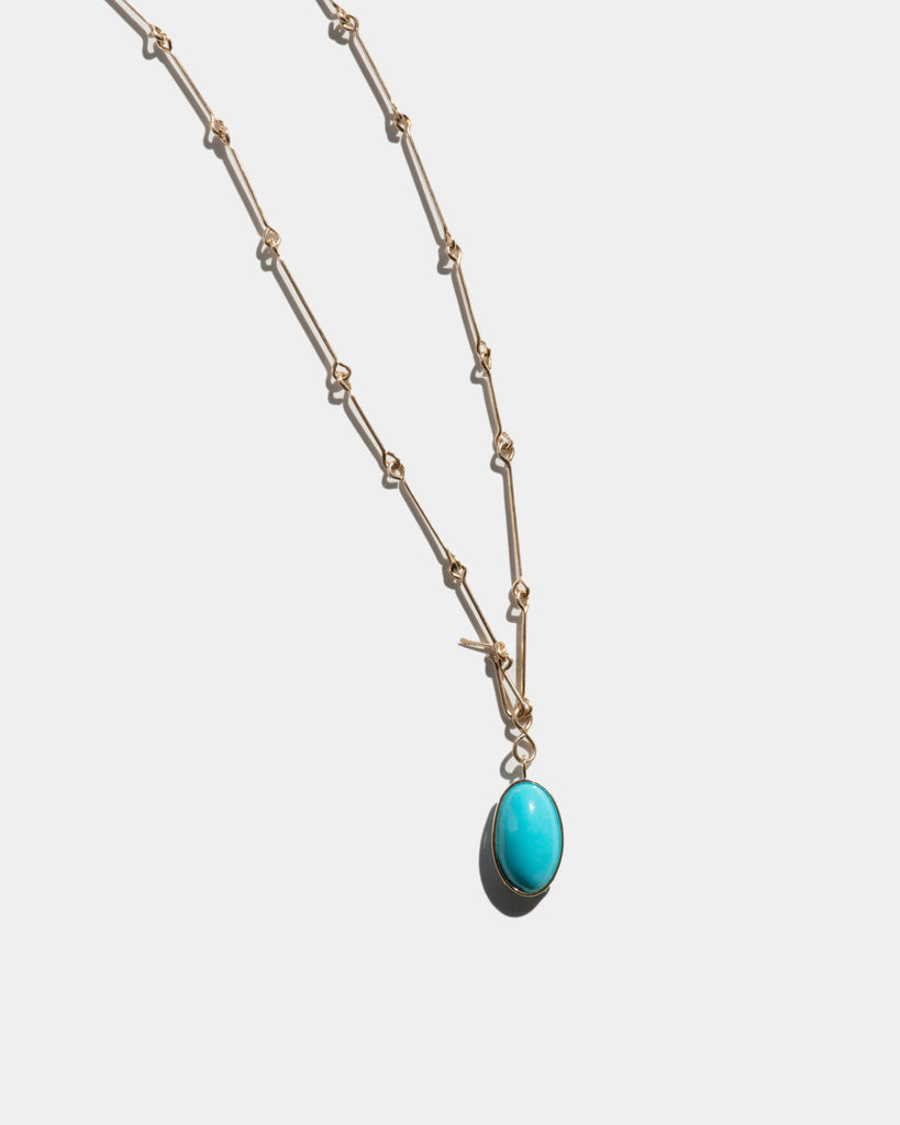 14k Summer Held Floating Pendant