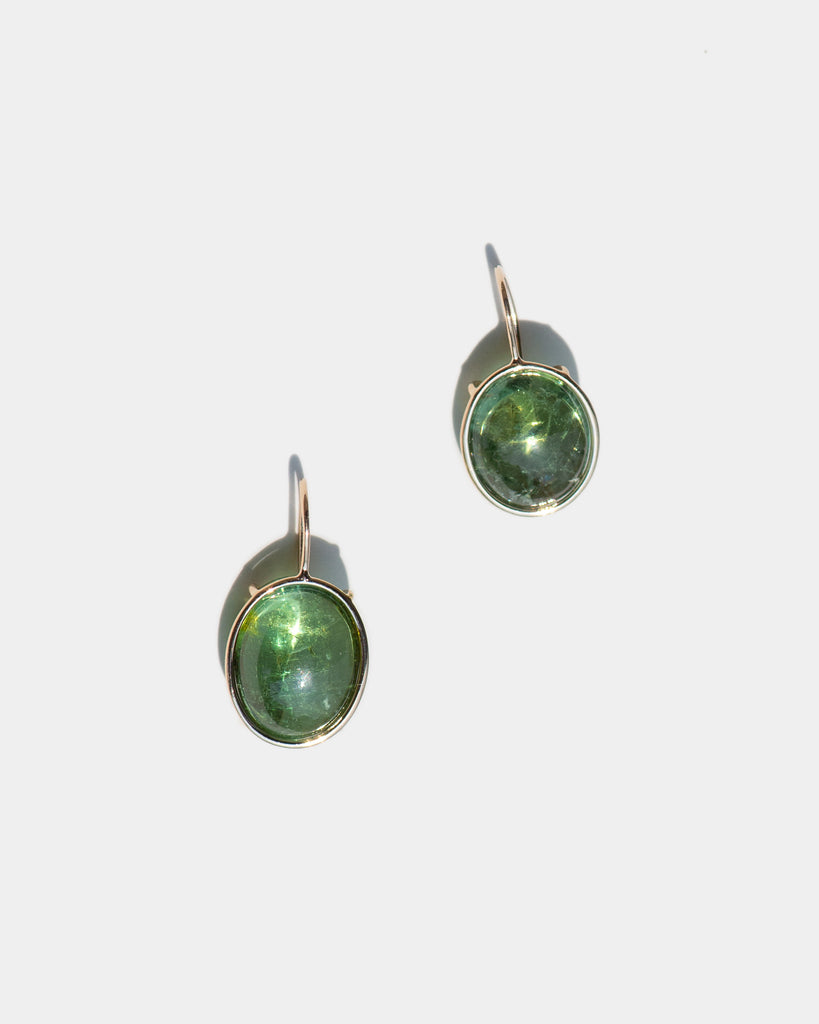 14k Green Waters Earrings