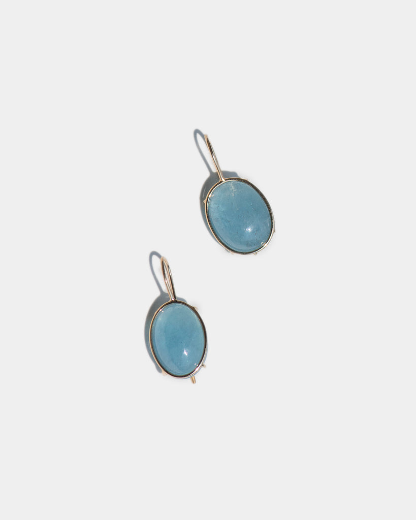 14k True Blue Floating Earrings