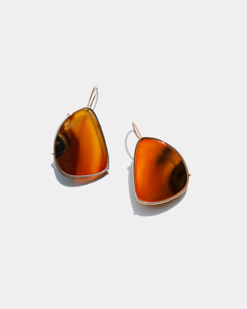 14k Tortoise Earrings
