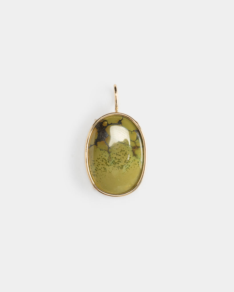 14k Lichen Pendant