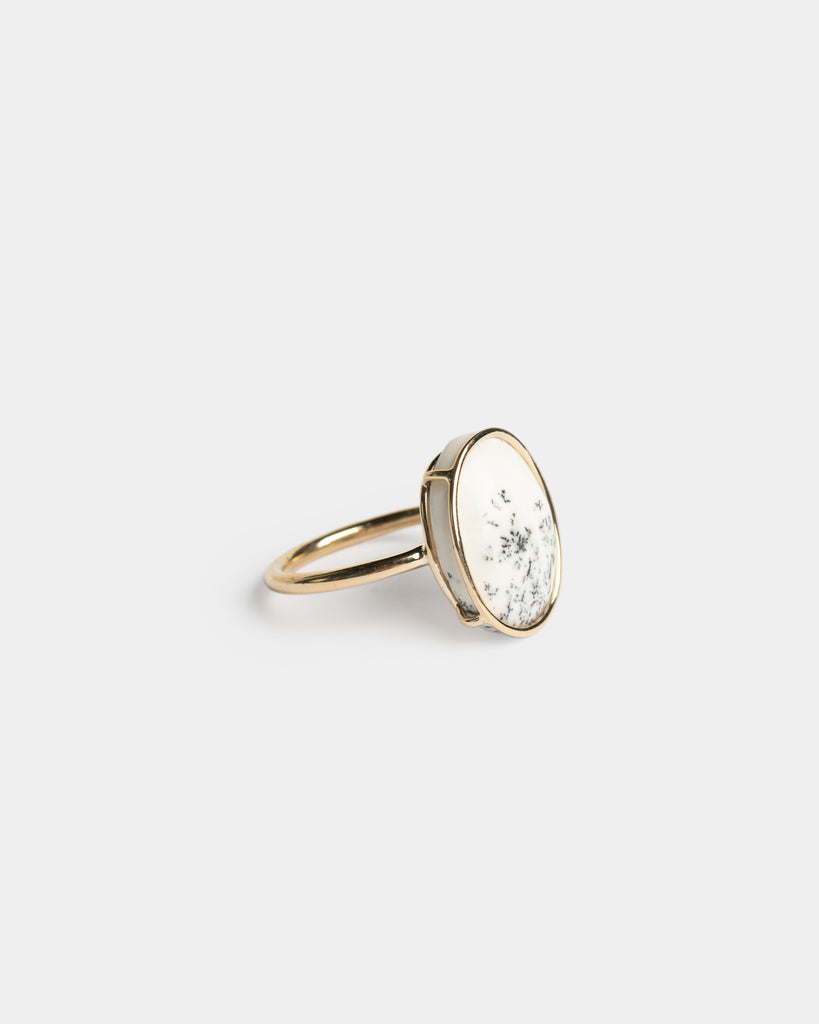 14k Shadow Fields Floating Ring