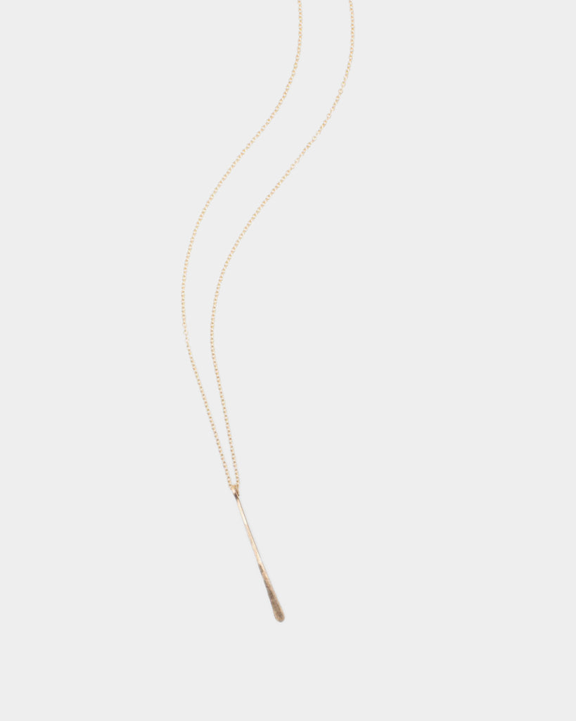 14k Single Fringe Necklace