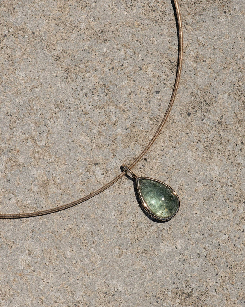 14k Meandering Stream Pendant