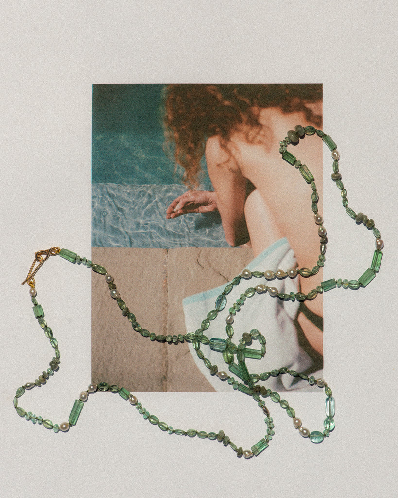 14k Meandering Layering Necklace