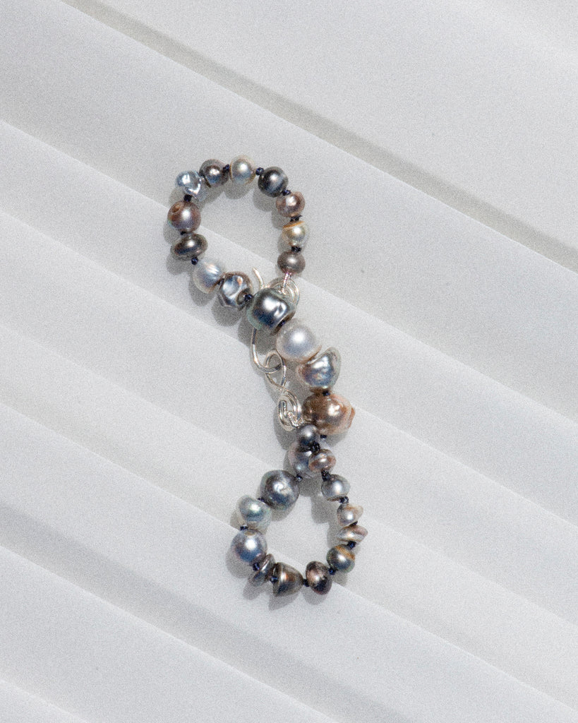 Multicolor Keshi Layering Bracelet
