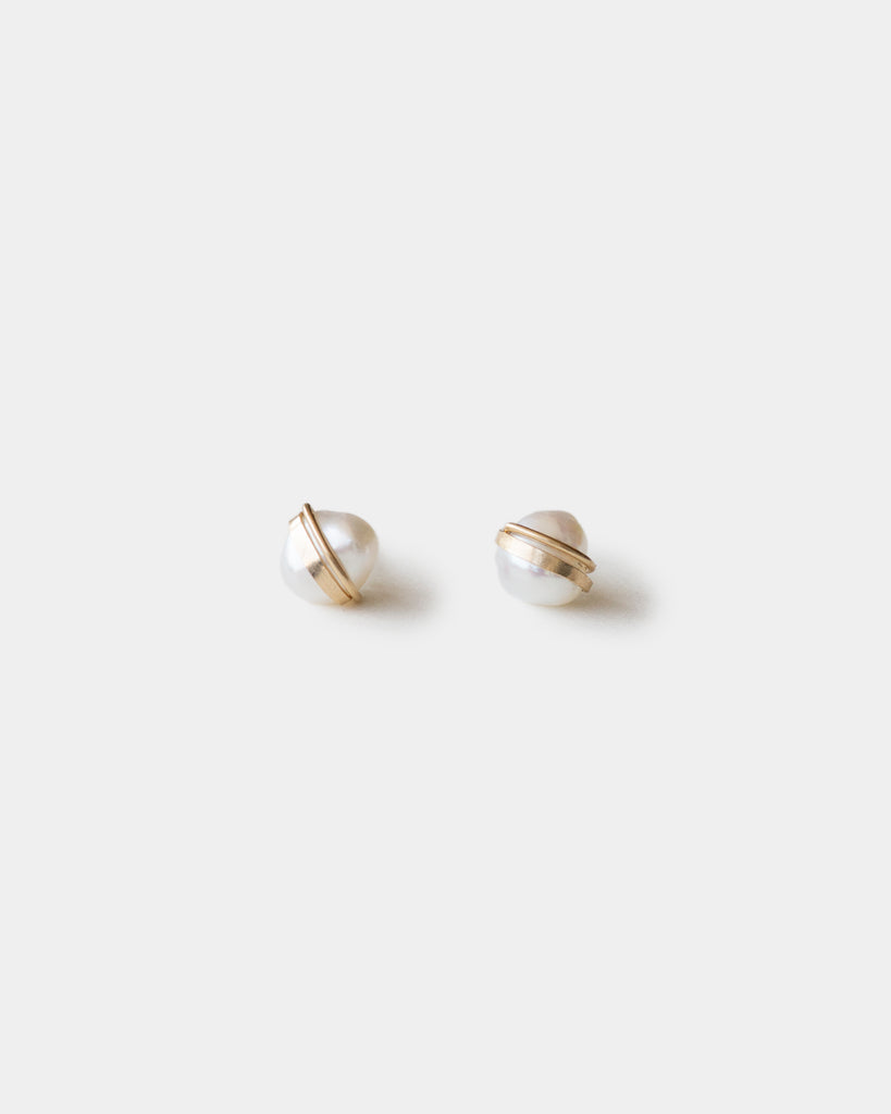 Baroque Pearl Studs
