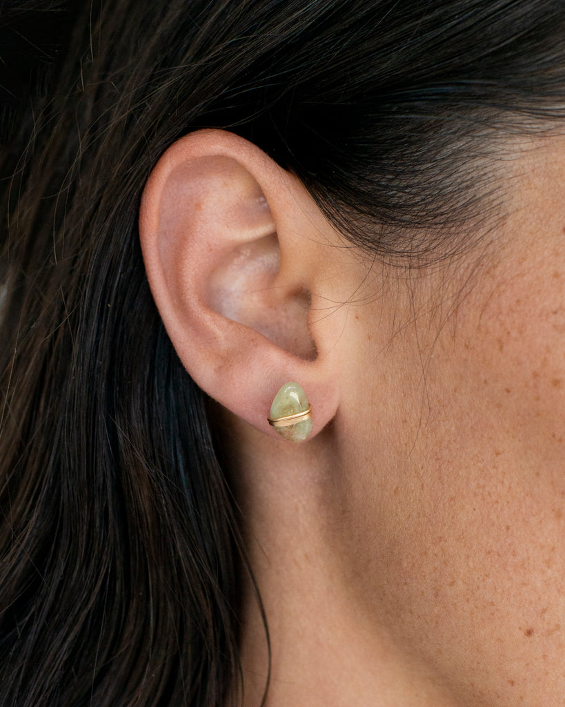 Aquamarine Studs