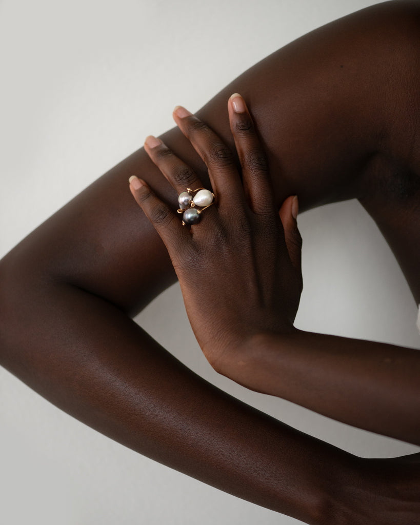 14k Tahitian Pearl Ring