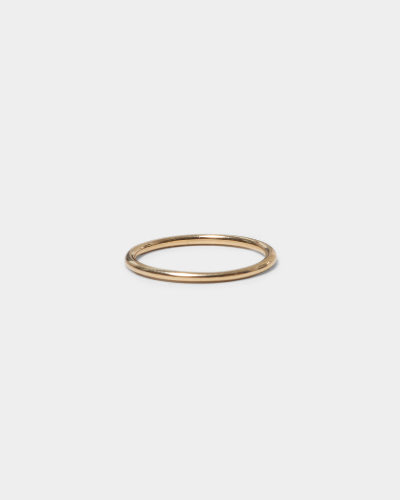 14k Simple Wedding Band