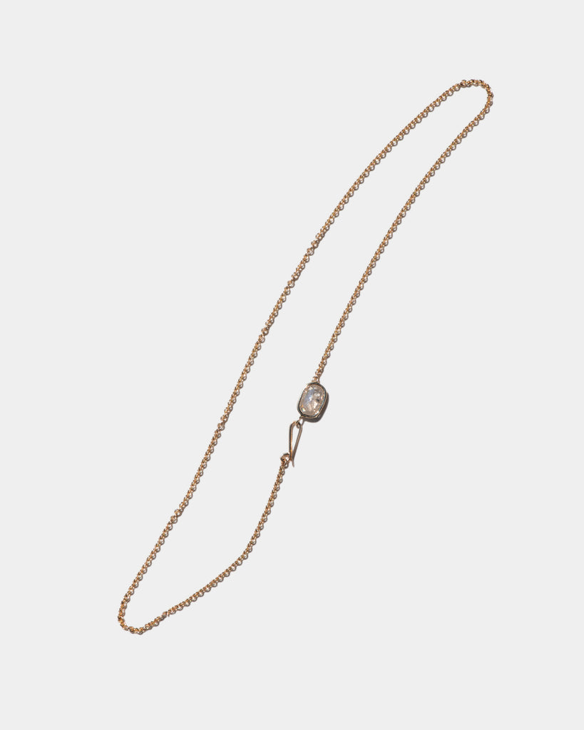 14k Salted Diamond Chain Necklace