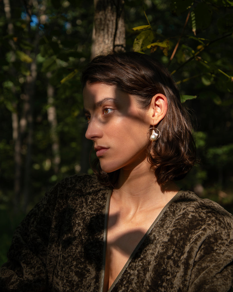 Pearl Orbit Earrings