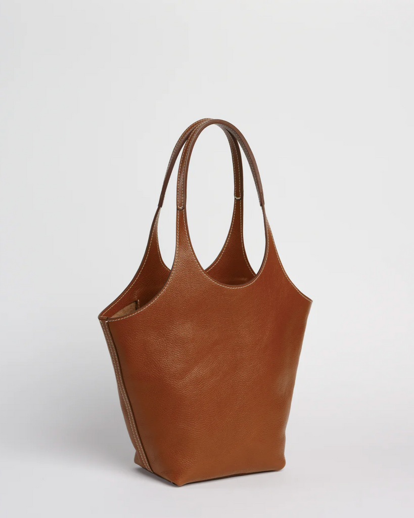 Lindquist - Big Ama Bag in Leather Brown