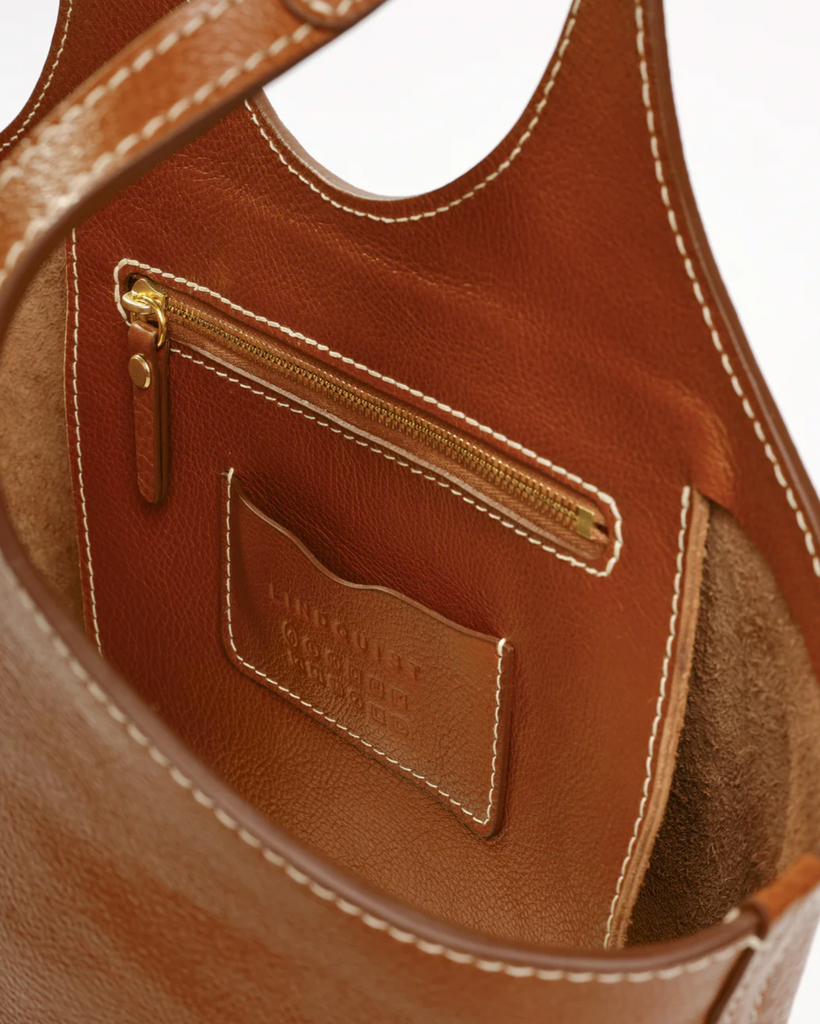 Lindquist - Big Ama Bag in Leather Brown