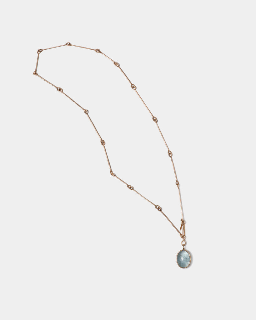 14k A Small Wave Floating Pendant