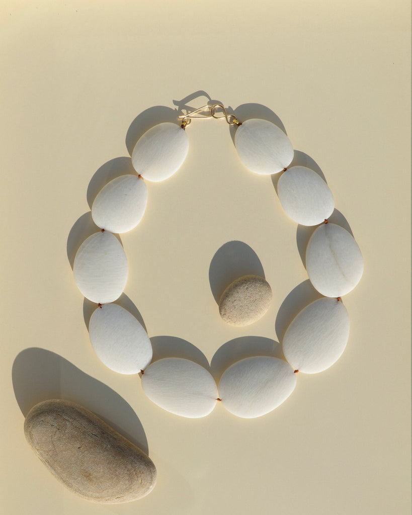 14k Soft Stone Necklace