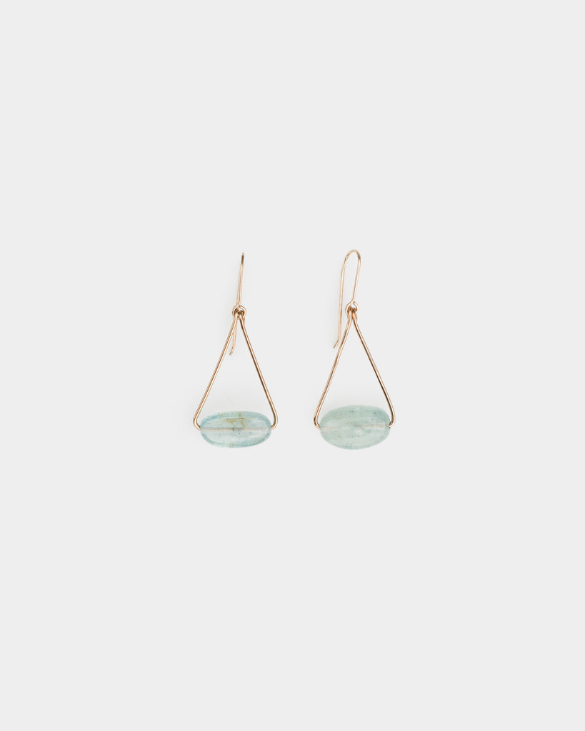 Aquamarine Pendulum Earrings